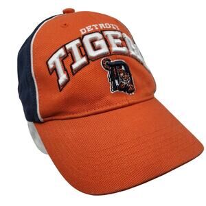 Detroit Tigers MLB Cotton Fan Favorite Baseball Hat Cap‎ Strap Back Orange Blue